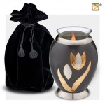 LoveUrns® Mini Messing Urn met waxinelichtje T502